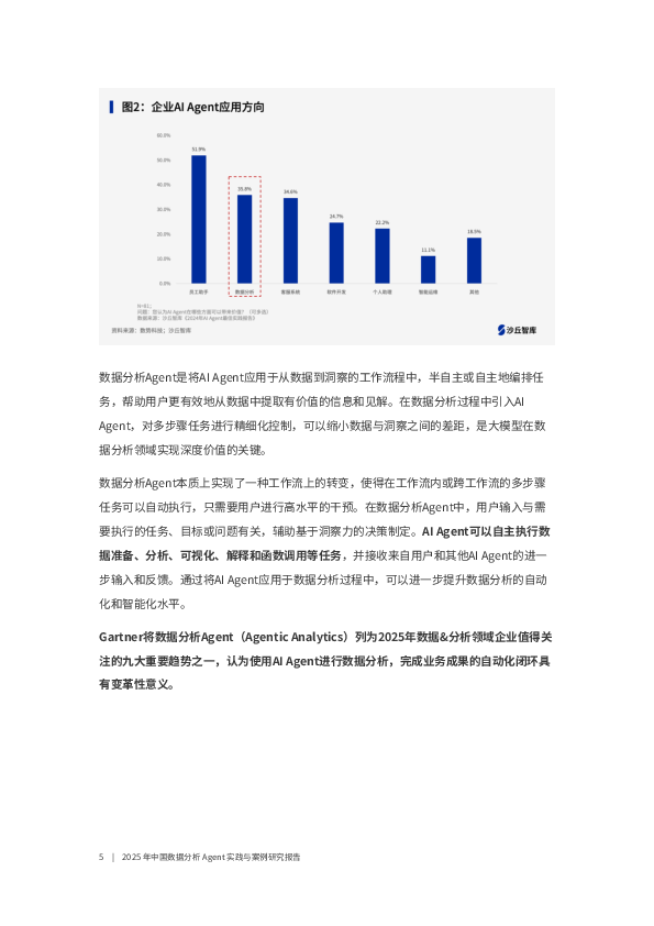 2025年中国数据分析Agent实践与案例研究报告